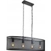 Searchlight 2484-4BK Fishnet závesné svietidlo E27 4 x 60W Searchlight 2484-4BK Fishnet závesné svietidlo E27 4 x 60W