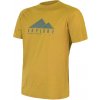 Sensor Merino Air PT Explore pánské triko kr.rukáv mustard