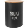Orion Dóza Hrubá mouka BLACK 13 cm 153695 Orion Dóza Hrubá mouka BLACK 13 cm 153695
