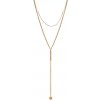 Troli Elegantný pozlátený náhrdelník VGX1760G/RE