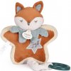 Doudou et Compagnie Paris Doudou Darčeková sada líška Timo hrajúca melódiu 16 cm