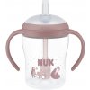 NUK Fľaštička na učenie Perfect Match so slamkou 150 ml Bear