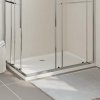 vidaXL Obdĺžniková sprchová vanička z ABS, biela 80 x 120 cm
