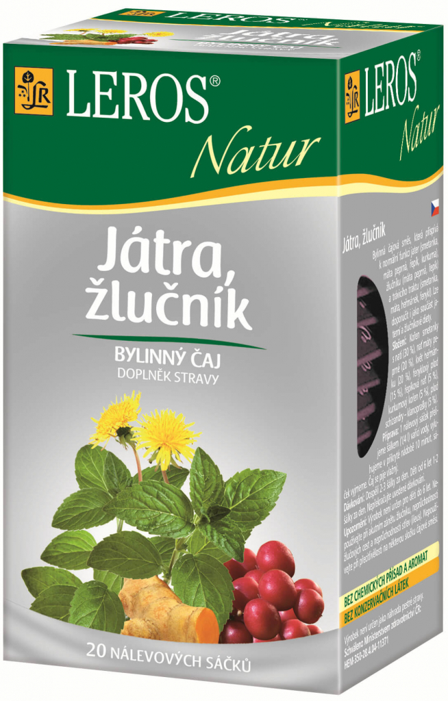 Leros Natur pečeň žlčník 20 x 1,5 g