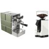Stone Espresso Mine Green + Eureka Mignon Silenzio 55, BL white Stone Espresso Mine Green + Eureka Mignon Silenzio 55, BL white