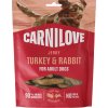 Pamlsok CARNILOVE Jerky pre dospelých psov morka a králik 100 g Pamlsok CARNILOVE Jerky pre dospelých psov morka a králik 100 g
