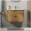 BATH DELUXE Kúpeľňová skrinka s umývadlom GRIBSKOV 80 cm béžová/dub/biela BT0201+BT0221 + záruka 3 roky zadarmo BATH DELUXE Kúpeľňová skrinka s umývadlom GRIBSKOV 80 cm béžová/dub/biela BT0201+BT0221 + záruka 3 roky zadarmo