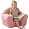 Detské kreslo s bočným vreckom New Baby Teddy pink Detské kreslo s bočným vreckom New Baby Teddy pink