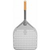 Lopata na pizzu s perforáciou a krátkou rukoväťou, štvorcová, HENDI, 350x710mm 618080H Lopata na pizzu s perforáciou a krátkou rukoväťou, štvorcová, HENDI, 350x710mm 618080H