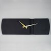 Nástenné hodiny Origami APS097, Black, 16 x 49 cm Nástenné hodiny Origami APS097, Black, 16 x 49 cm
