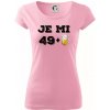 Je mi 50 pivo - Dámske tričko Pure - M ( Ružová ) Je mi 50 pivo - Dámske tričko Pure - M ( Ružová )