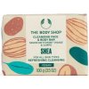 The Body Shop Shea Cleansing Face & Body Bar mýdlo s bambuckým máslem na obličej a tělo 100 g pro ženy The Body Shop Shea Cleansing Face & Body Bar mýdlo s bambuckým máslem na obličej a tělo 100 g pro ženy