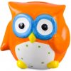 Pokladnička sova oranžová 11cm Pokladnička sova oranžová 11cm