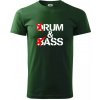 Drum & Bass (Rum & Ass) - Klasické pánske tričko vyššej gramáže - 4XL ( Fľaškovozelená ) Drum & Bass (Rum & Ass) - Klasické pánske tričko vyššej gramáže - 4XL ( Fľaškovozelená )
