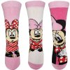 Minnie Mouse 111 Dievčenské ponožky biela/ružová