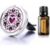 Aróma difuzér do auta srdiečka + doTERRA Wild orange 5ml Aróma difuzér do auta srdiečka + doTERRA Wild orange 5ml