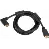 CABLETECH HDMI kábel v1.4, HDMI A konektor priamy - HDMI A konektor uhlový 1,8m KPO3708-1_8 CABLETECH HDMI kábel v1.4, HDMI A konektor priamy - HDMI A konektor uhlový 1,8m KPO3708-1_8