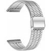 Lige Oceľový sieťovaný remienok strieborná 660964