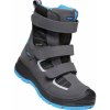 Detské zimné topánky Keen Redwood Winter Wp Youth Veľkosť topánok (EU): 32-33 / Farba: sivá/modrá