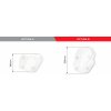 Plexi štít PUIG RACING WITH SUPPORT + PROTECTION 3178F tmavá dymová Plexi štít PUIG RACING WITH SUPPORT + PROTECTION 3178F tmavá dymová
