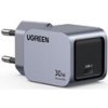 UGREEN síťová rychlonabíječka Nexode Pro 30W 1-Port USB-C, GaN, stříbrná 35006 UGREEN síťová rychlonabíječka Nexode Pro 30W 1-Port USB-C, GaN, stříbrná 35006