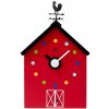 Detské nástenné hodiny KooKoo Red Barn small uni Detské nástenné hodiny KooKoo Red Barn small uni