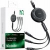 3-in-1 USB-C to USB-C / Lightning / Micro USB cable, Mcdodo CA-3730, 1.2m (black) 3-in-1 USB-C to USB-C / Lightning / Micro USB cable, Mcdodo CA-3730, 1.2m (black)