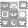 Zopa Penová podložka Puzzle 9 ks Wild Life