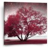 Sablio Obraz Červený strom - 50x50 cm Sablio Obraz Červený strom - 50x50 cm