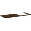Doska pod umývadlo Hansgrohe Xelu Q 136x1,6x55 cm tmavý orech 54098630 Doska pod umývadlo Hansgrohe Xelu Q 136x1,6x55 cm tmavý orech 54098630