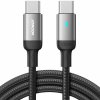 JOYROOM S-CC100A10 opletený nabíjací a dátový kábel 100W USB-C/USB-C na iPhone/iPad/MacBook/AirPods - 1,2 m - čierny - možnosť vrátiť tovar ZADARMO do 30tich dní JOYROOM S-CC100A10 opletený nabíjací a dátový kábel 100W USB-C/USB-C na iPhone/iPad/MacBook/AirPods - 1,2 m - čierny - možnosť vrátiť tovar ZADARMO do 30tich dní