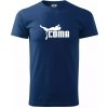 Coma paródia - Klasické pánske tričko vyššej gramáže - 2XL ( Polnočná modrá ) Coma paródia - Klasické pánske tričko vyššej gramáže - 2XL ( Polnočná modrá )