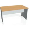 Hobis Rokovací stôl Gate, 140x75,5x80 cm, buk/sivá Hobis Rokovací stôl Gate, 140x75,5x80 cm, buk/sivá