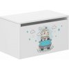 Drevený box na hračky, LION Drevený box na hračky, LION