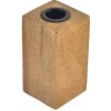 Svietnik z mangového dreva a kovu 10 cm Svietnik z mangového dreva a kovu 10 cm