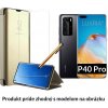 Otváracie Púzdro Luxria Clear View pre Huawei - Zlaté pre Huawei: P40 Pro Otváracie Púzdro Luxria Clear View pre Huawei - Zlaté pre Huawei: P40 Pro
