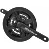 FORCE kľuky C8.5 Al, 175 mm, 48/38 /28z s krytom, čierne