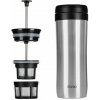 Espro French press kávovar TRAVEL PRESS P1 350 ml, strieborná, brúsená nerezová oceľ