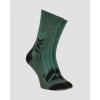 X-socks Trekingové ponožky Hike Perform Merino Crew Zeleno-čierne