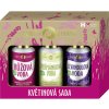 Purity Vision Kvetinová ružová voda s regeneračným účinkom 100 ml + jemná čistiaca voda s harmančekom 100 ml + upokojujúca levanduľová voda 100 ml darčeková sada