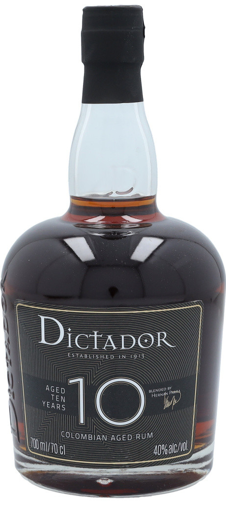 Dictador 10y 40% 0,7 l (čistá fľaša)