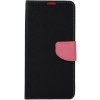 TopQ Knižkové puzdro na Xiaomi Redmi 9A čierno-ružové TopQ Knižkové puzdro na Xiaomi Redmi 9A čierno-ružové