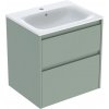 Geberit Selnova Square umývadlo so skrinkou 60 cm 504.138.IK.1 Geberit Selnova Square umývadlo so skrinkou 60 cm 504.138.IK.1