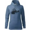 Florbal team - Mikina dámská Cape s kapucí - XS ( Denim ) Florbal team - Mikina dámská Cape s kapucí - XS ( Denim )