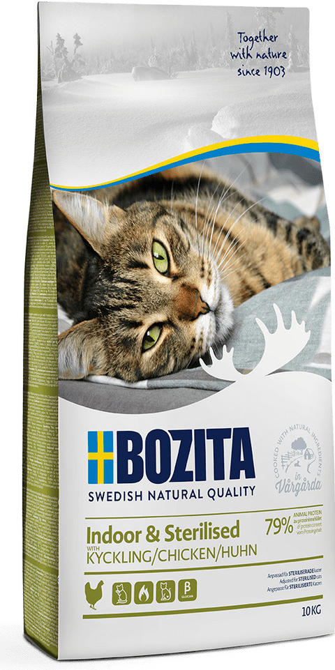 Bozita Feline Indoor & Sterilised Chicken 10 kg