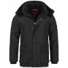 Pánska zimná bunda HÖHENHORN, MANGARD Čierna, XXXL Pánska zimná bunda HÖHENHORN, MANGARD Čierna, XXXL