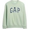 Dámska mikina GAP, HERITAGE CREW svetlo zelená,Čierna M Dámska mikina GAP, HERITAGE CREW svetlo zelená,Čierna M