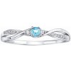 Silvego Strieborný prsteň s pravým modrým Topazom a Brilliance Zirconia JJJR1100TS Silvego Strieborný prsteň s pravým modrým Topazom a Brilliance Zirconia JJJR1100TS