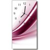 Nástenné hodiny vertikálne Umelecká abstrakcie ružová grafika 30x60 cm Nástenné hodiny vertikálne Umelecká abstrakcie ružová grafika 30x60 cm