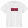 Vans Girls Easy Box Glitter Tee White